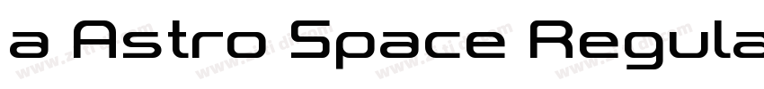 a Astro Space Regula字体转换